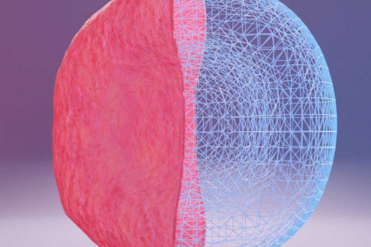Reproducción artística de un glóbulo rojo