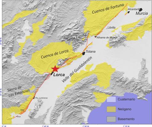 Investigan las causas del terremoto de Lorca