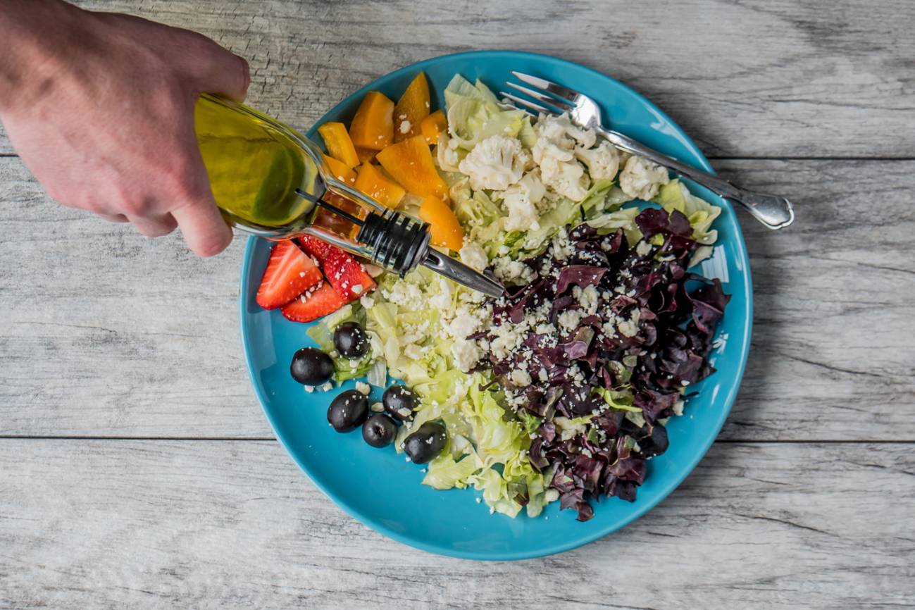 Fotografía de una ensalada