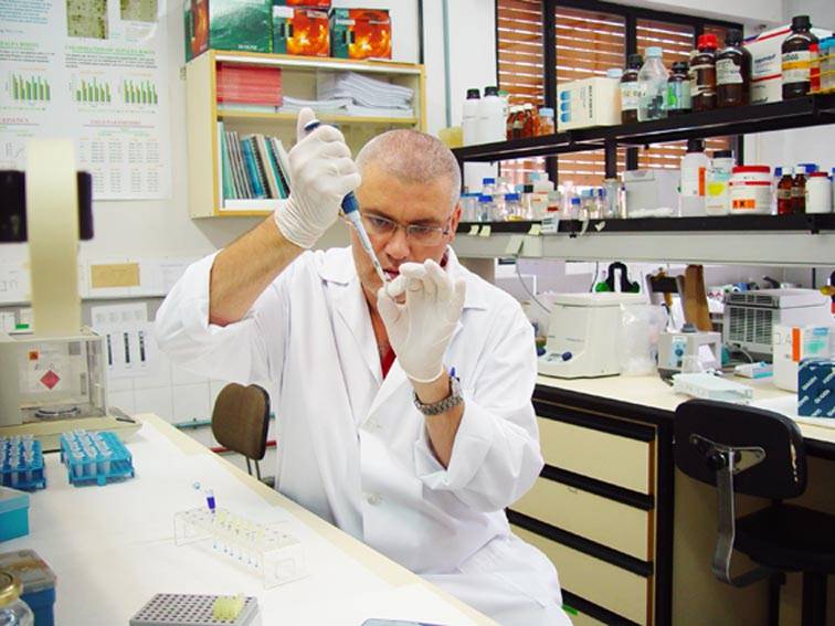 Preparación de muestras de suelo