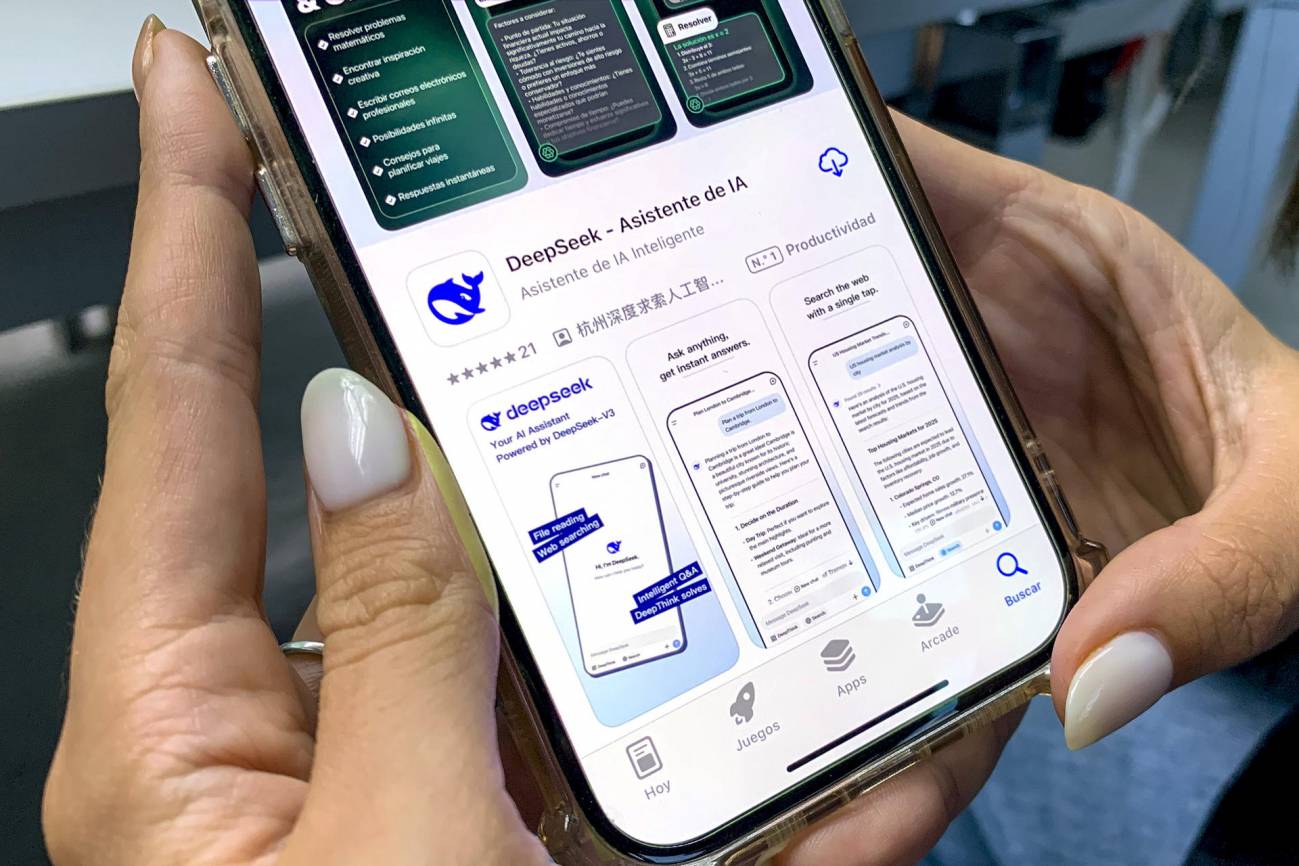 la aplicación de DeepSeek