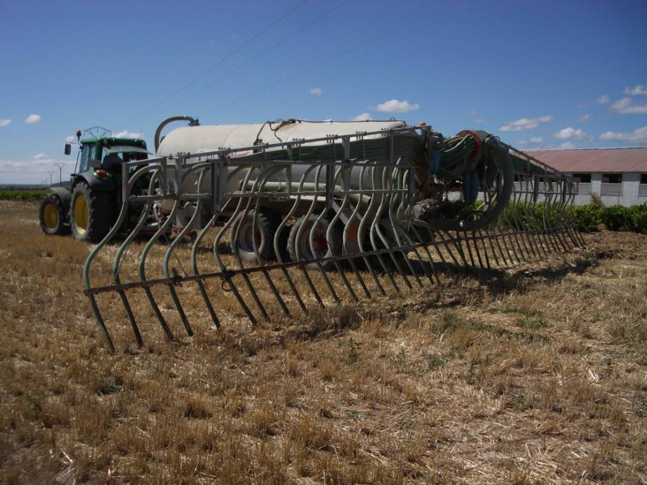 La inyección es el mejor método para reducir las emisiones de amoniaco de purines en tierras agrícolas