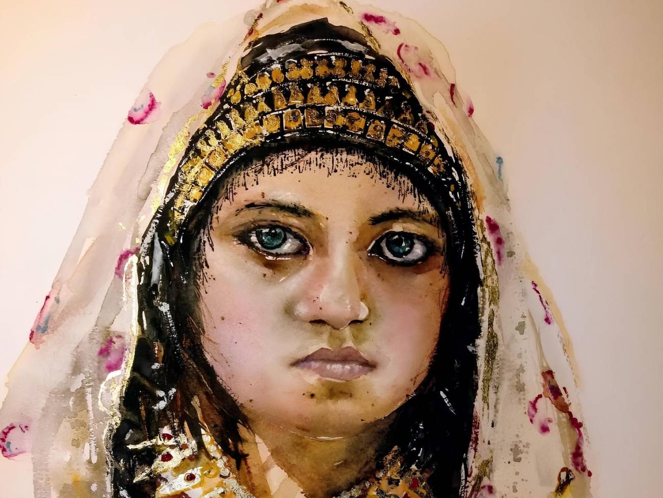 Ilustración que sugiere una posible reconstrucción de las princesas suevas