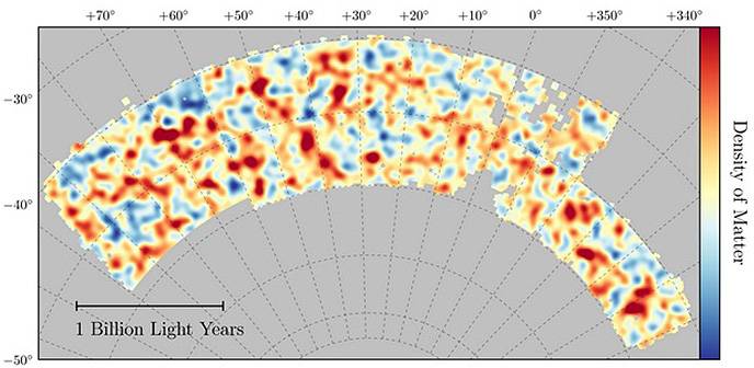 La mejor medida de la estructura de la materia oscura en el universo