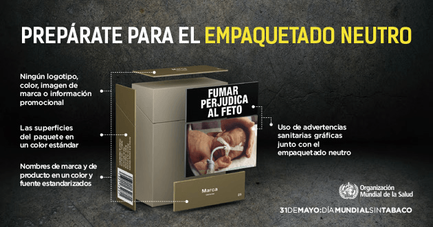La OMS reclama el empaquetado neutro para evitar más muertes por el tabaco