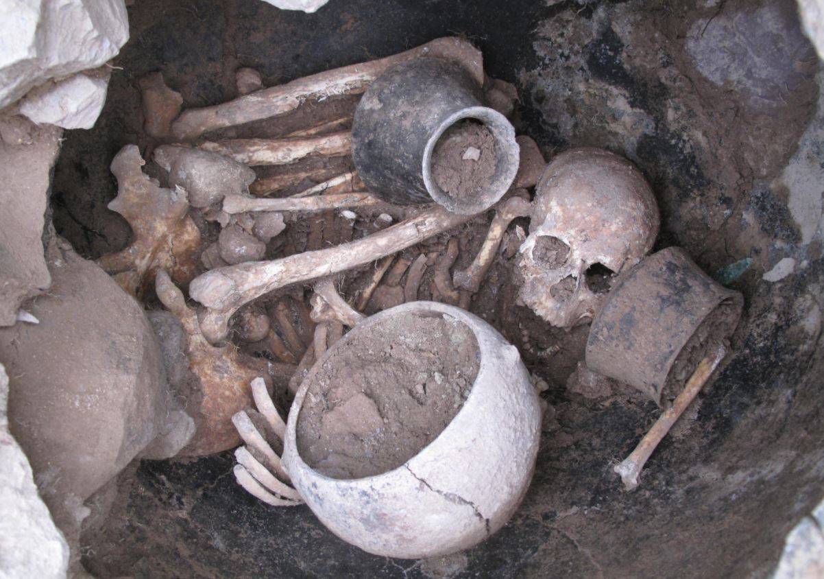 Tumba de El Argar de la Edad de Bronce