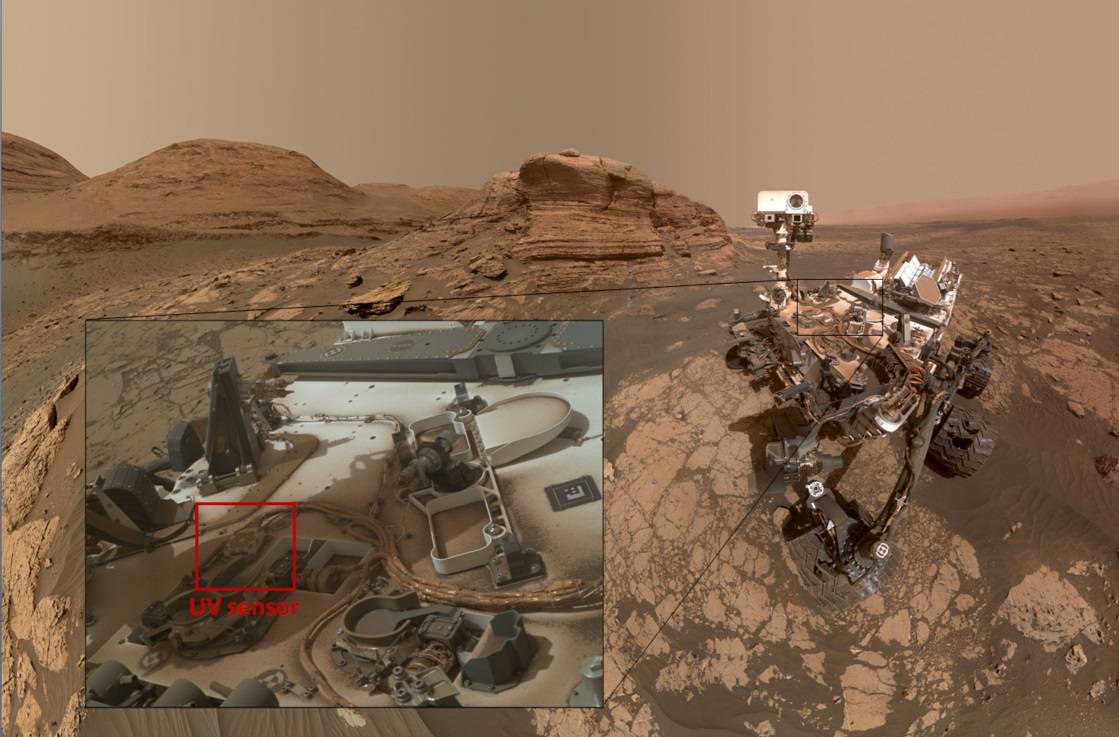 Sensor ultravioleta embarcado en el róver Curiosity de la misión NASA Mars Science Laboratory.