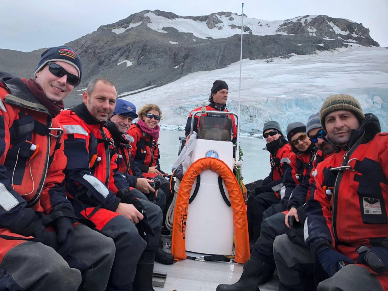 Un iceberg en la antártida