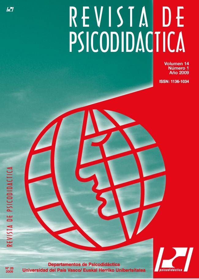 Portada de la 'Revista de Psicodidáctica'