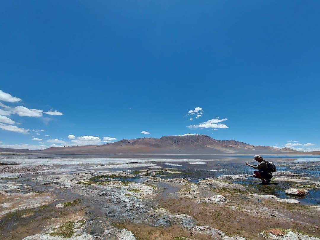 Muestreo en Salar Grande