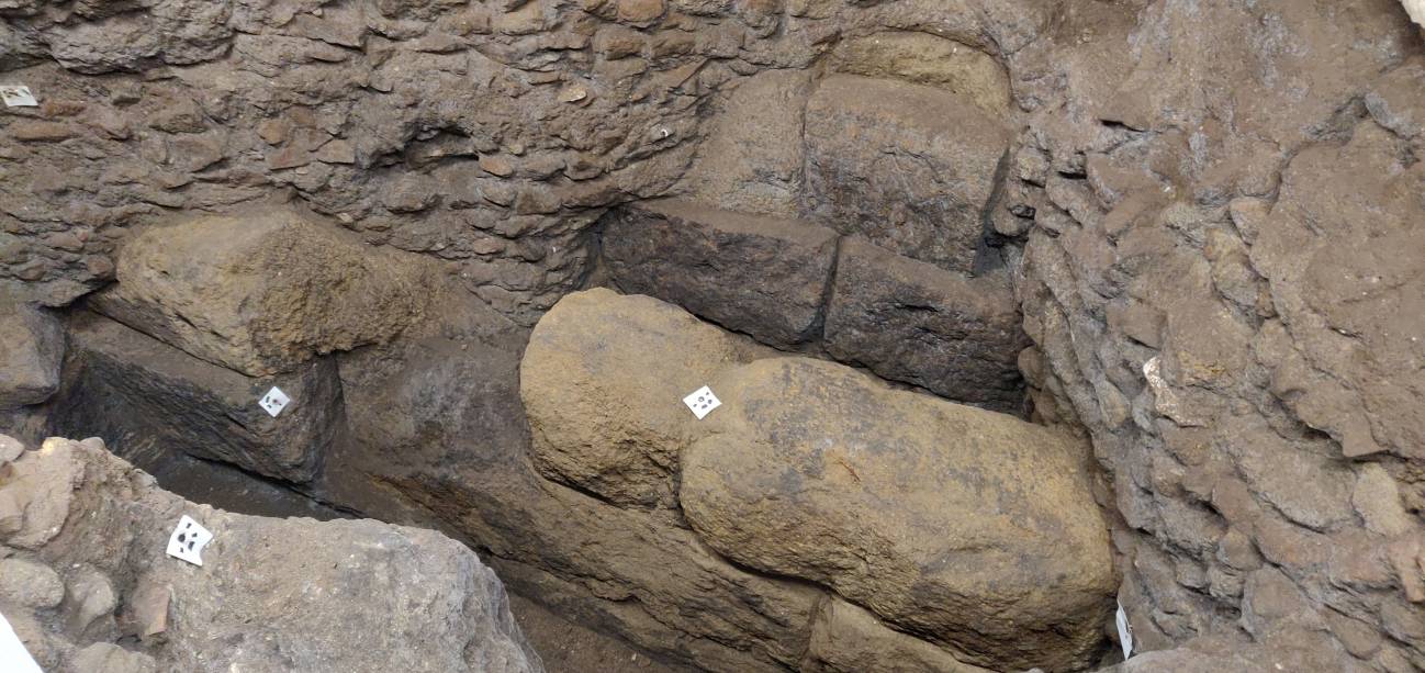 Las obras en la Escuela Española de Historia y Arqueología en Roma sacan a la luz una muralla del s. IV a.C.