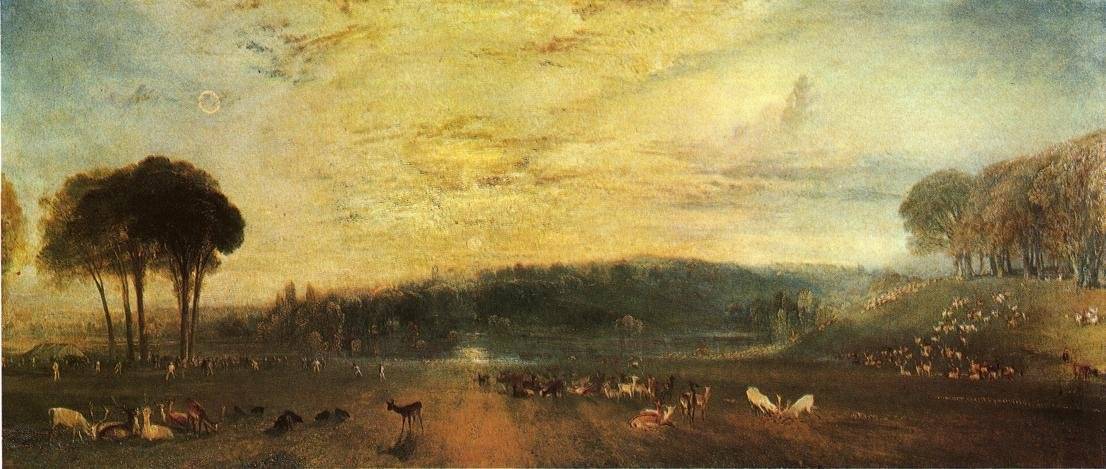 Los atardeceres de cuadros famosos informan sobre la atmósfera del pasado