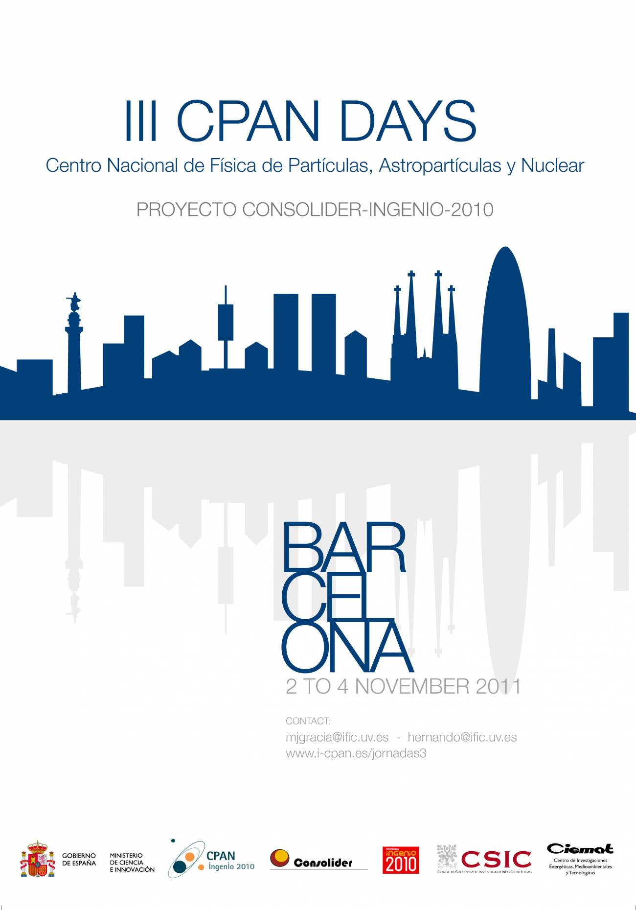 Los avances del LHC, FAIR y el observatorio de rayos gamma CTA se presentan en Barcelona