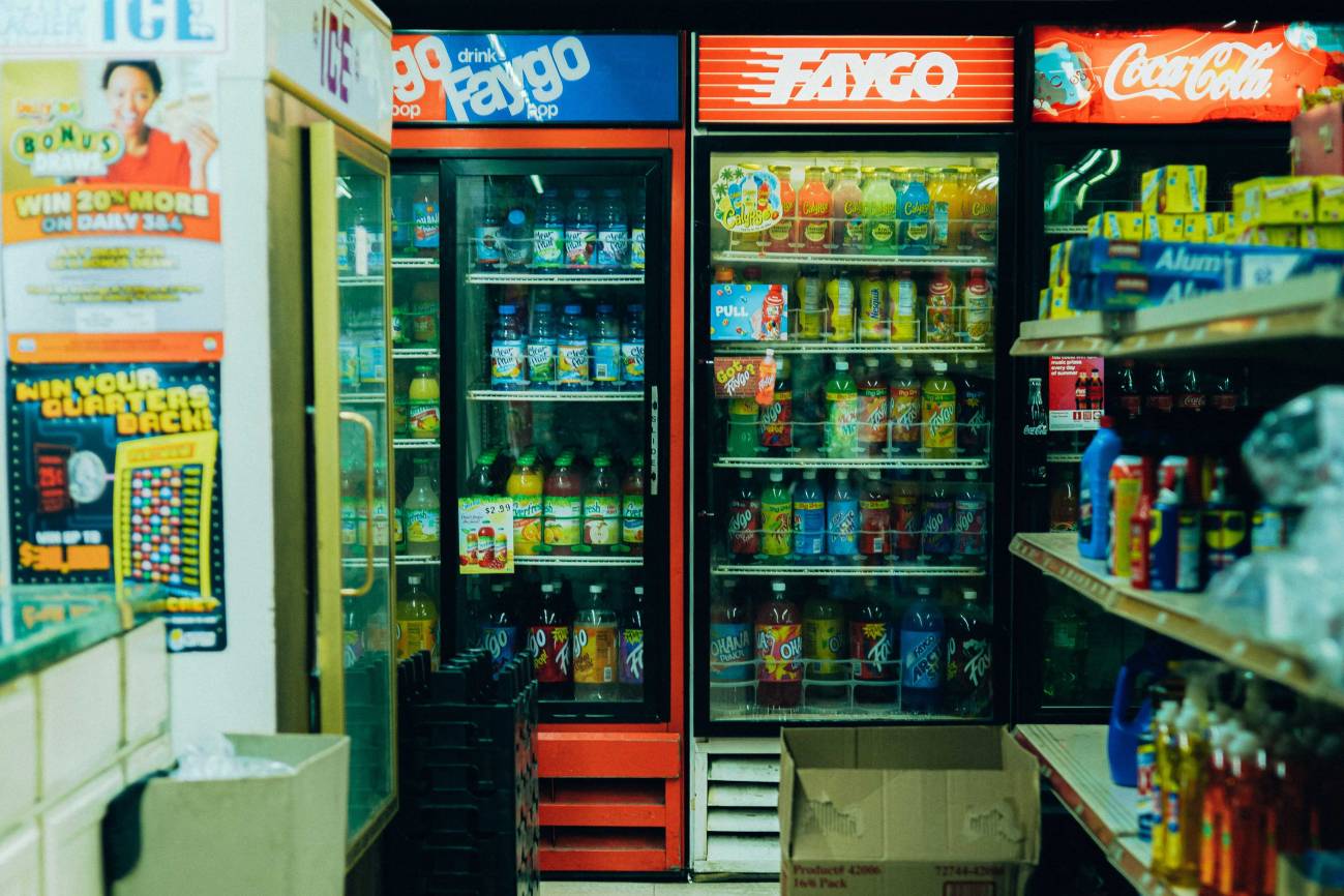 tienda con bebidas