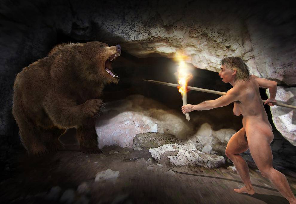 Los neandertales fueron atacados por los grandes carnívoros 