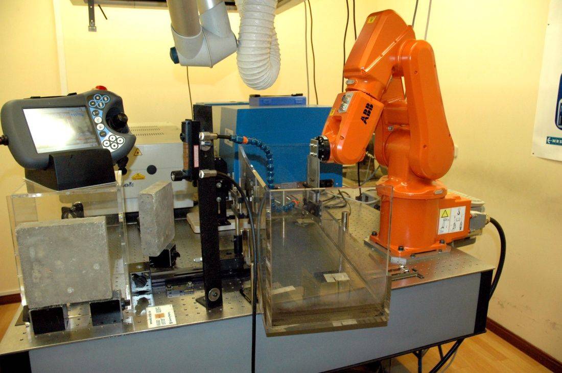 Configuración experimental del proceso LSP en el Centro Láser de la UPM. Fuente: UPM.