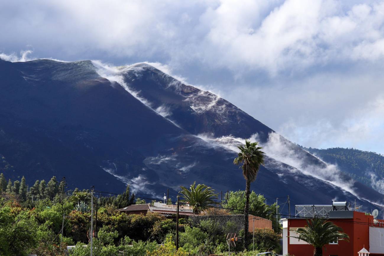 Imagen de archivo del volcán Tajogaite, en La Palma.