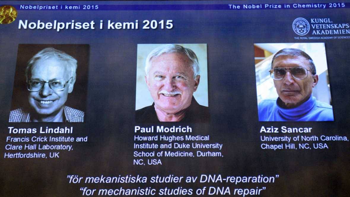 Nobel de Química para los tres ‘reparadores’ del ADN
