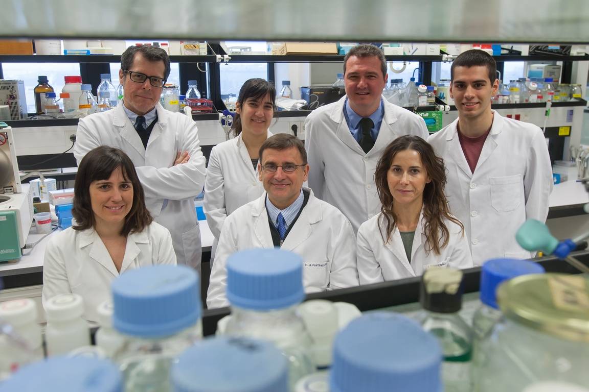 Investigadores en el laboratorio