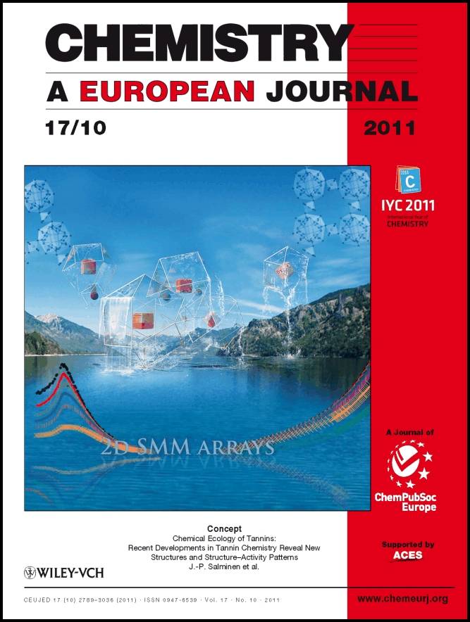 Portada de la revista Chemistry: A European Journal.
