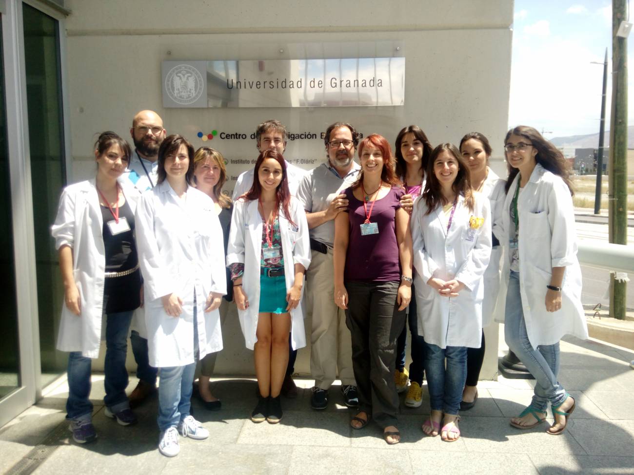 Parte del grupo de investigación de la Universidad de Granada que ha participado en este trabajo