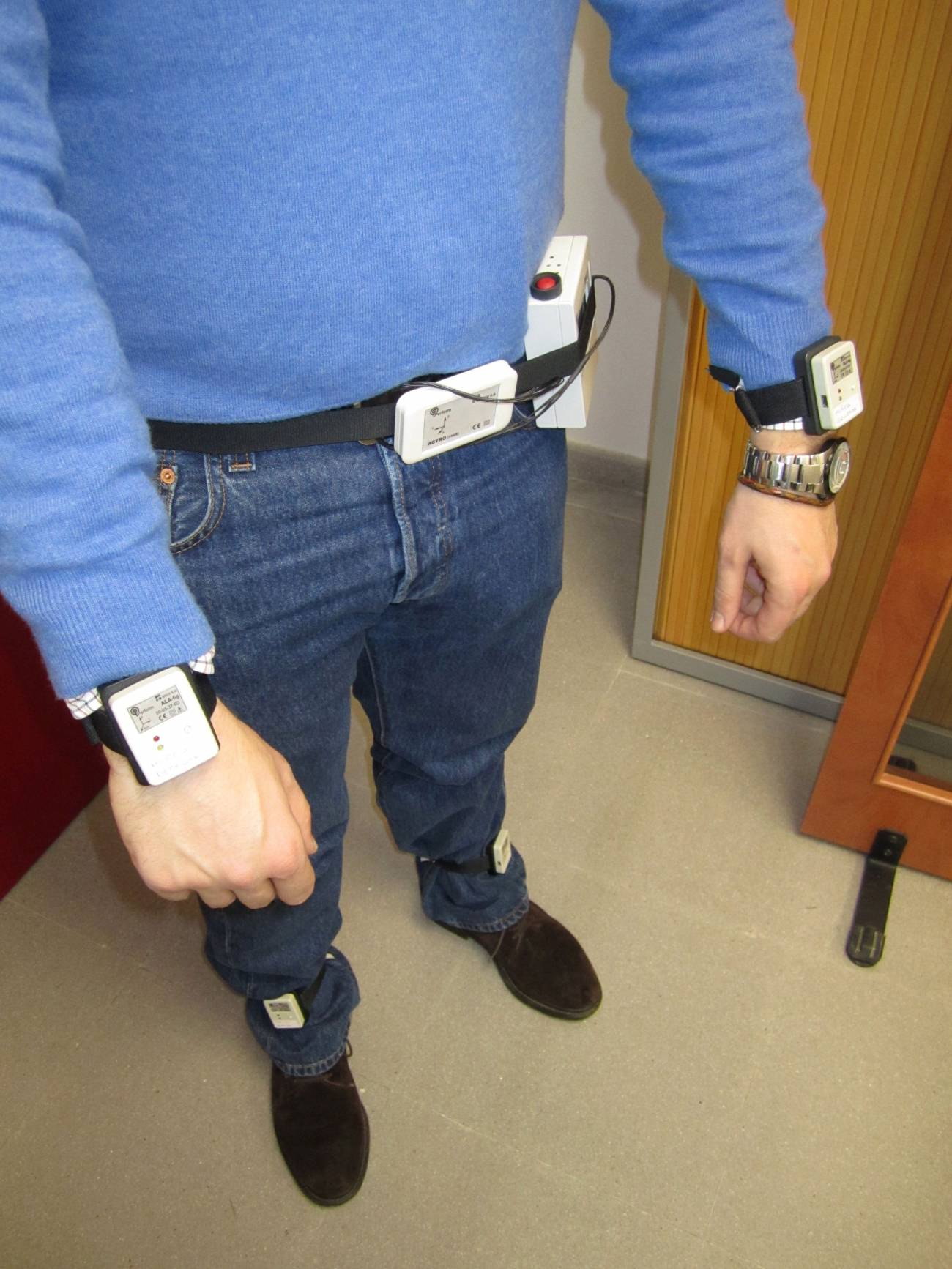 Imagen del prototipo de la red de sensores utilizados durante las pruebas del proyecto PERFORM