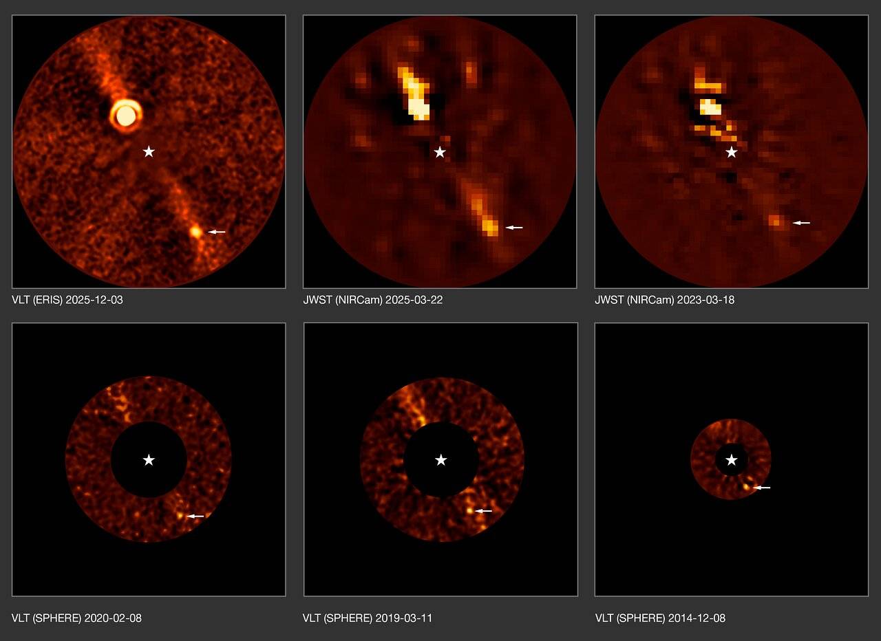 Observaciones del exoplaneta Beta Pictoris d
