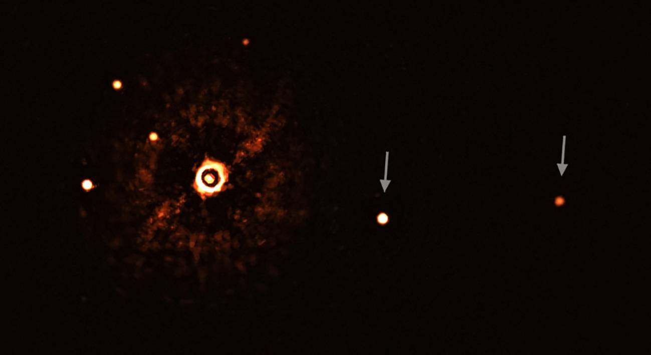 Primera imagen de varios planetas alrededor de una estrella similar al Sol