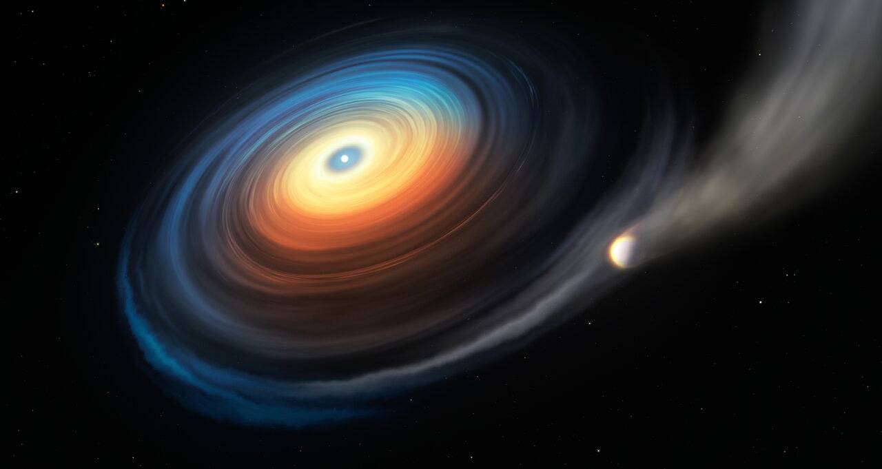 Primera observación de un planeta gigante alrededor de una enana blanca