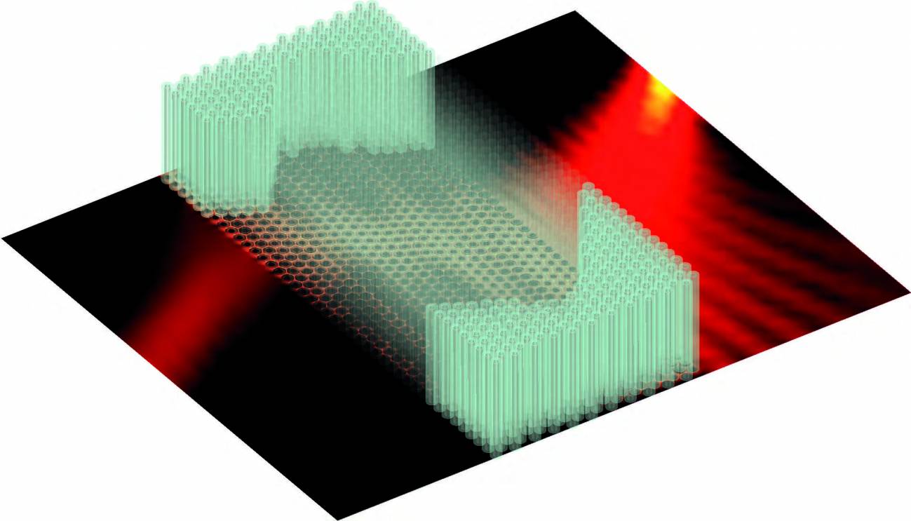 Propuesto un nuevo metamaterial óptico de bajas pérdidas con índice de refracción negativo formado por nanohilos metálicos recubiertos de silicio