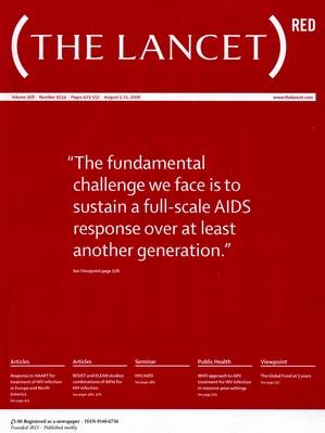 Portada de la revista 'The Lancet'.