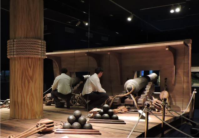 Sensores de pH para proteger el tesoro de la fragata Mercedes, expuesto en el Museo Naval