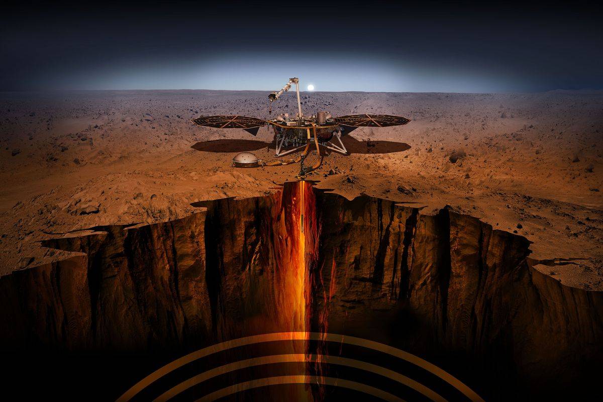 Siete minutos de terror para explorar las profundidades de Marte
