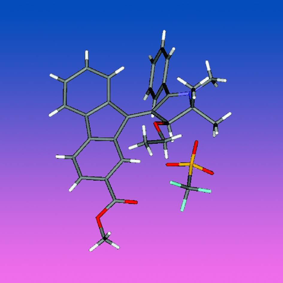 Esquema del "interruptor molecular"