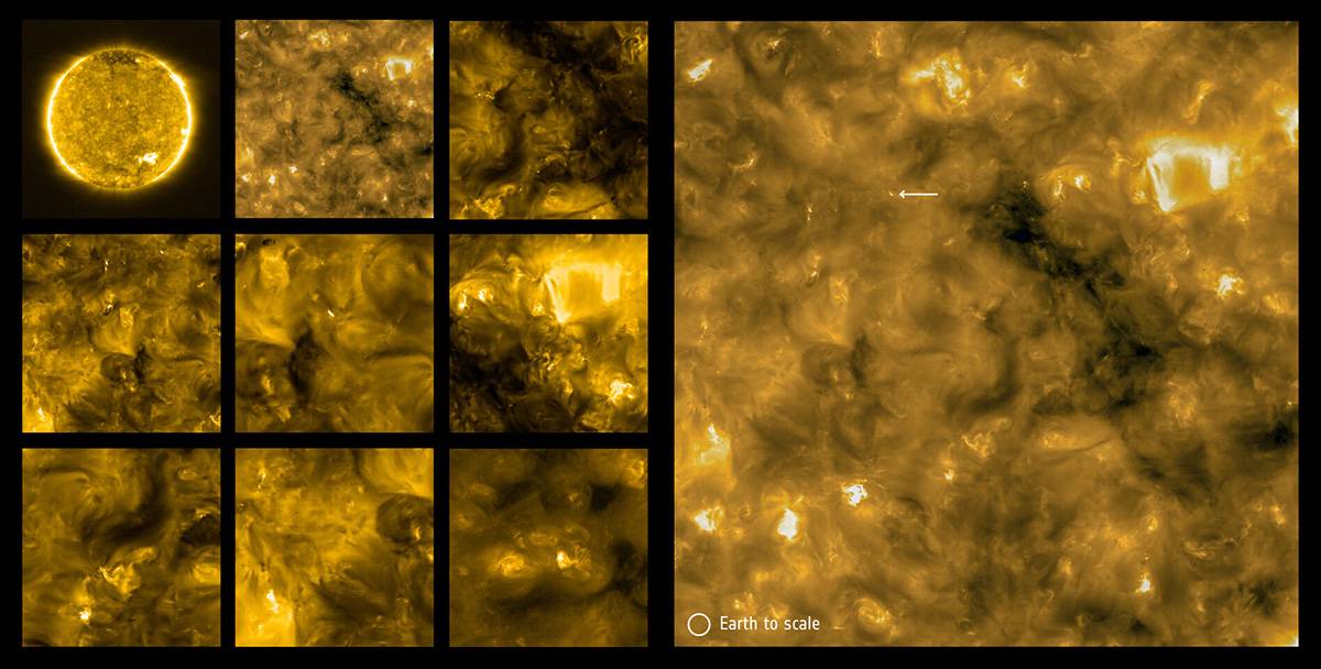 Solar Orbiter toma las imágenes más cercanas del Sol y capta sus ‘hogueras’