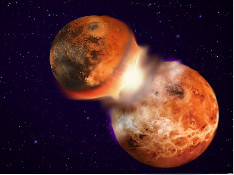 ¿Surgió la Luna por el choque de la Tierra con un planeta de composición similar?