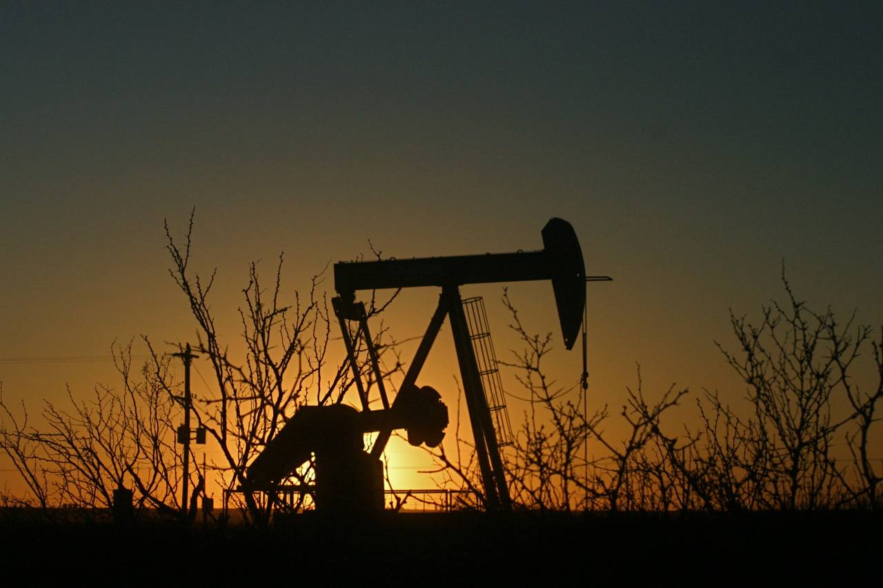 Bomba de extracción en la cuenca pérmica estadounidense