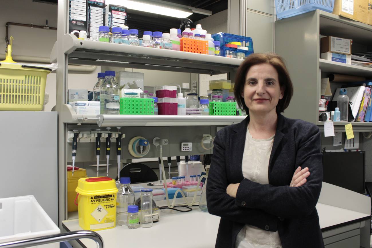 Carmen Plasencia, cofundadora y CEO de Aromics (Foto: Daniel Portales, Parc Científic de Barcelona).