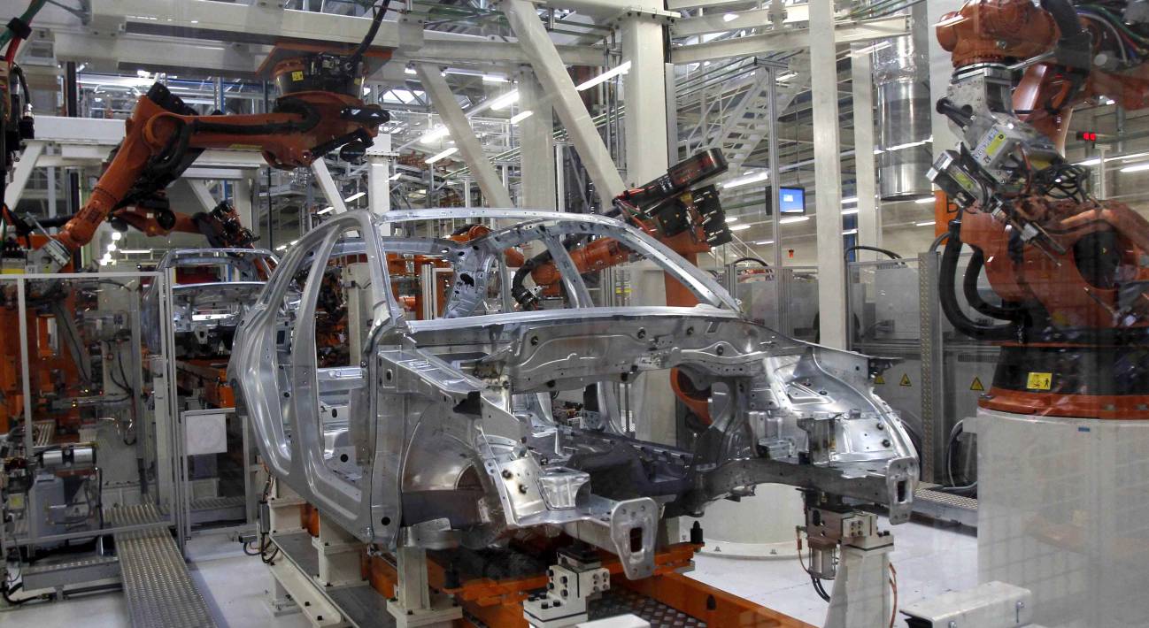 Centro de producción del Audi Q3 en Martorell (Barcelona). / Efe