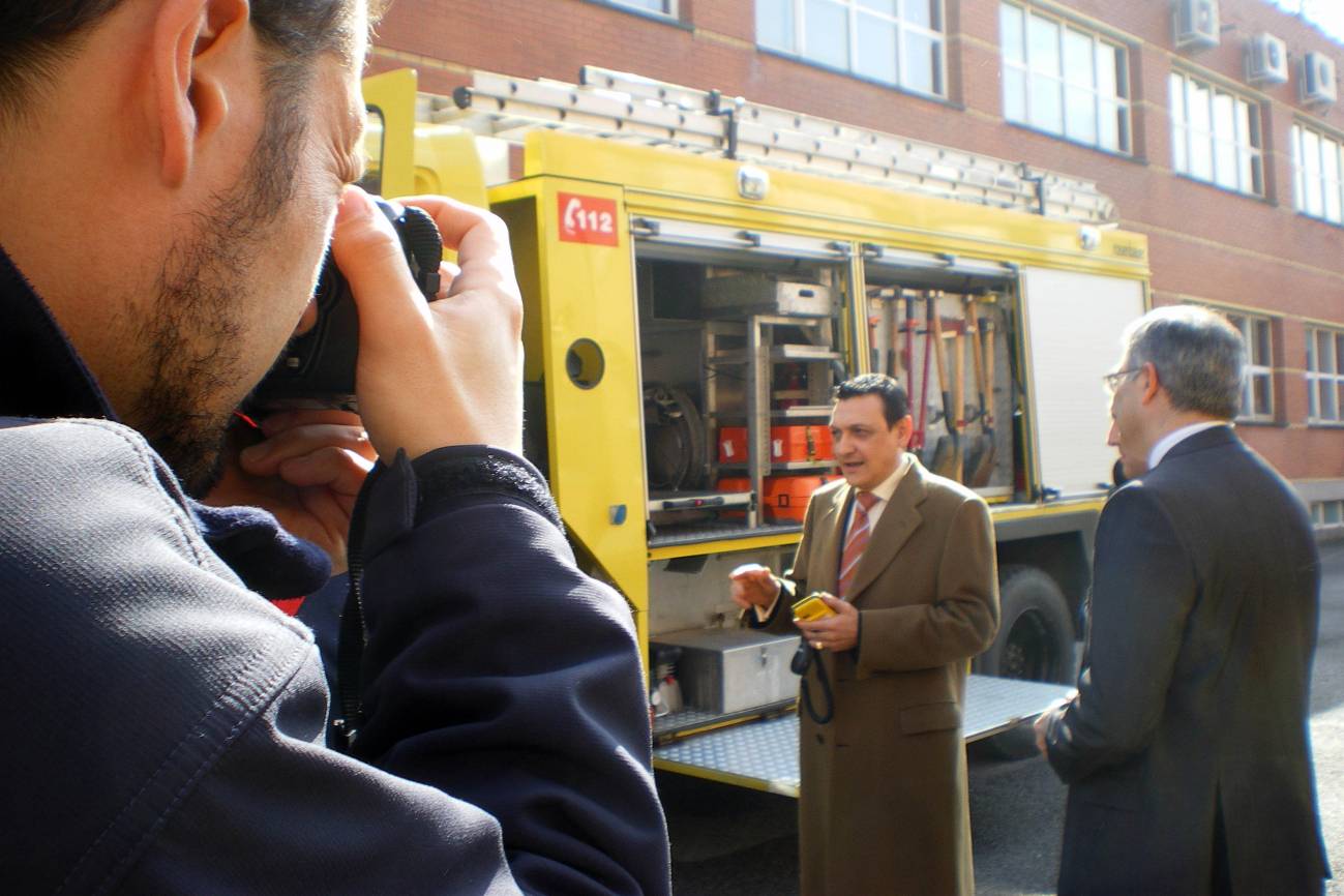 Un sistema innovador permitirá mejorar la seguridad en las intervenciones de urgencia de los bomberos