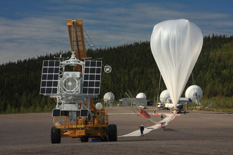 Un telescopio solar viaja en globo por el Ártico