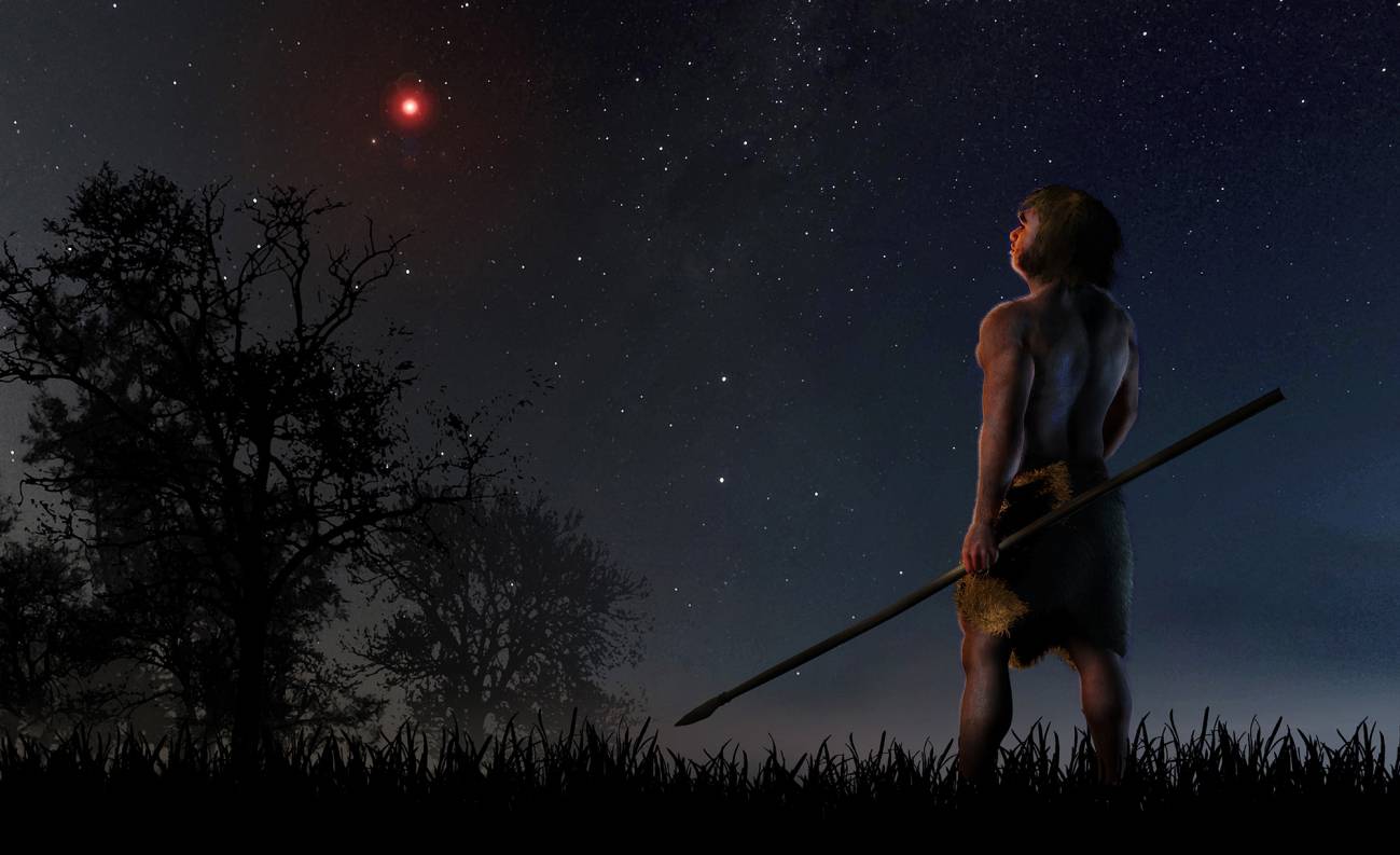 Una estrella perturbó a cometas del sistema solar en la prehistoria