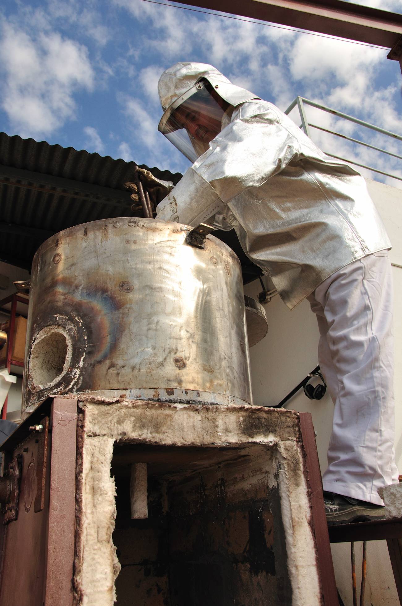 Horno de colada automática