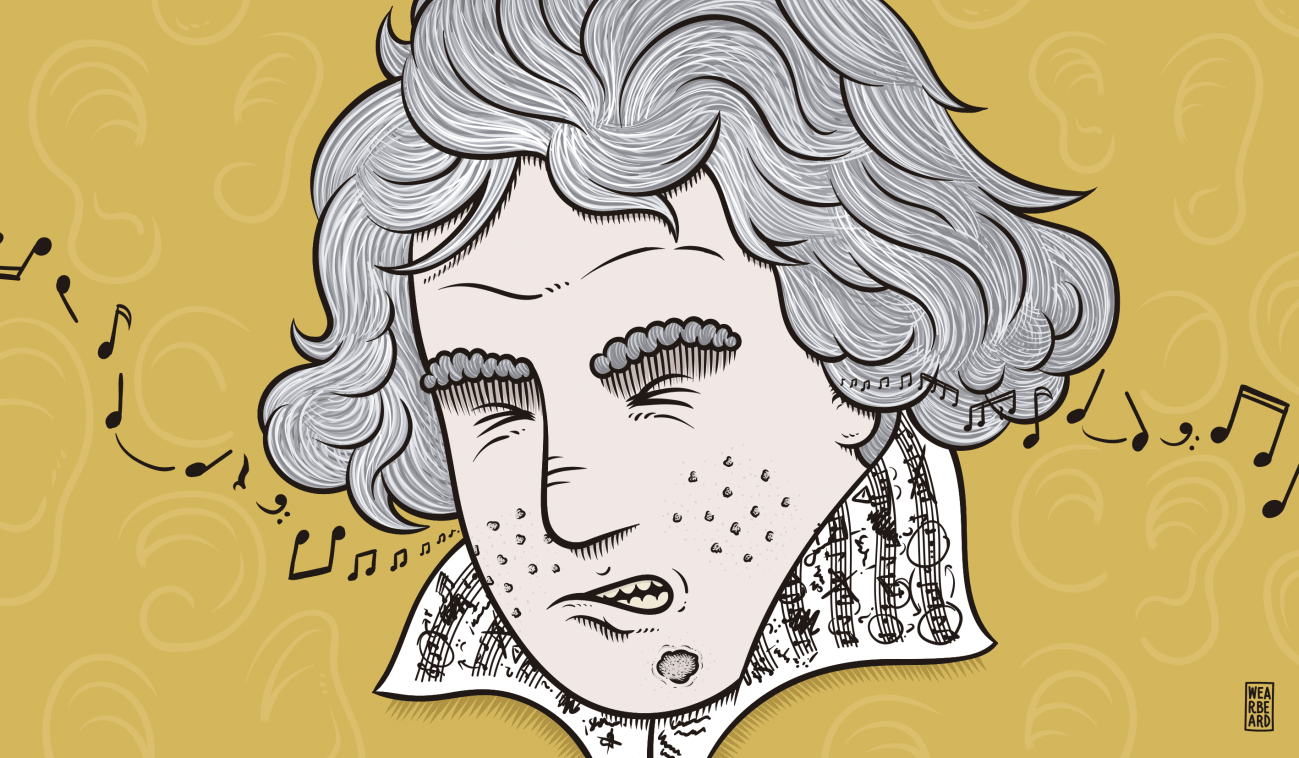 Ilustración de Beethoven