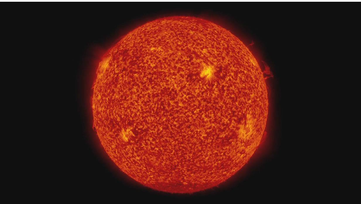 El sol, en su naturaleza más impactante