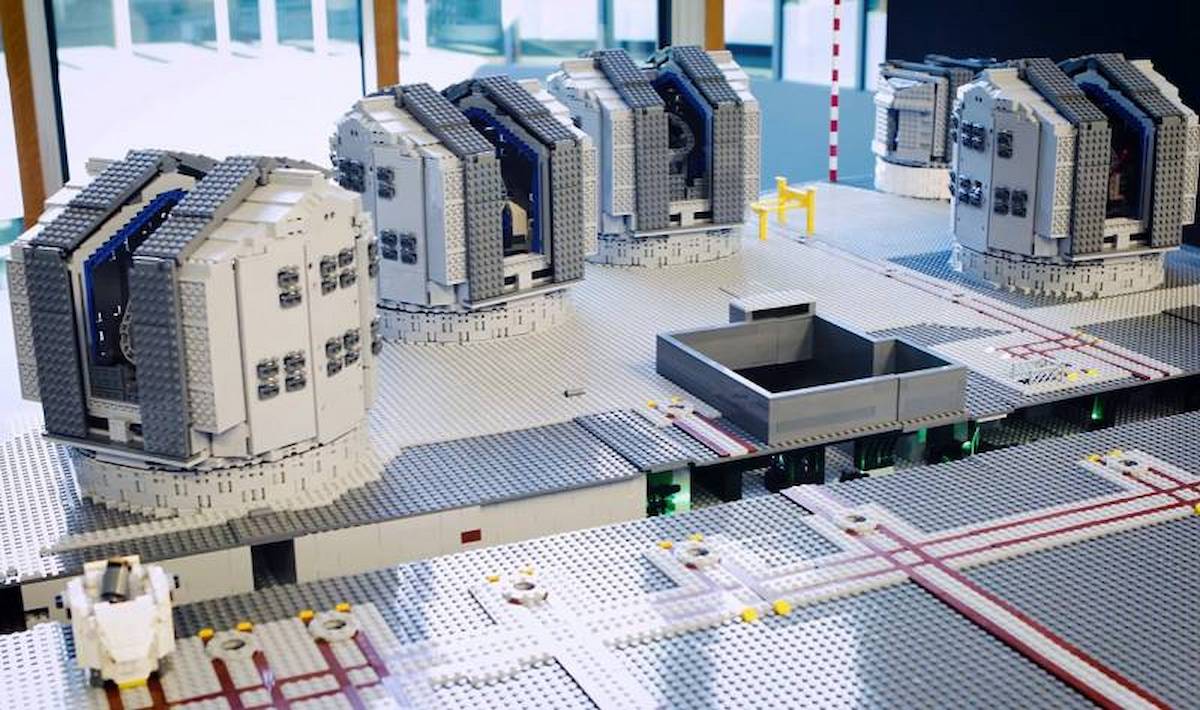 Detalle de la maqueta del Observatorio Paranal. / ESO | Frans Snik