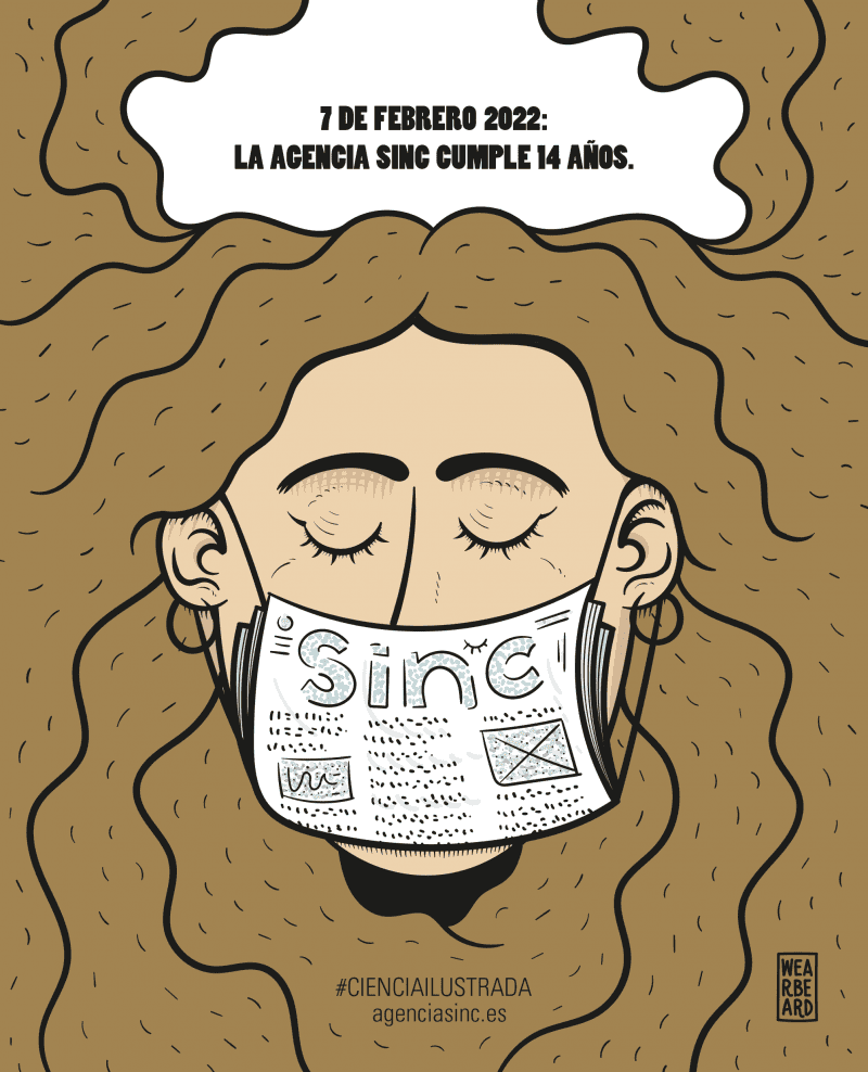 Ilustración 14 aniversario de SINC