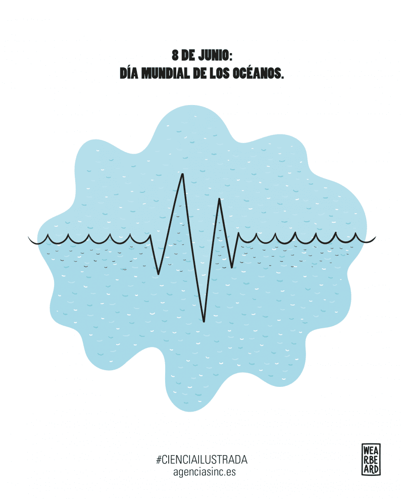 Ilustración del Día Mundial de los Océanos