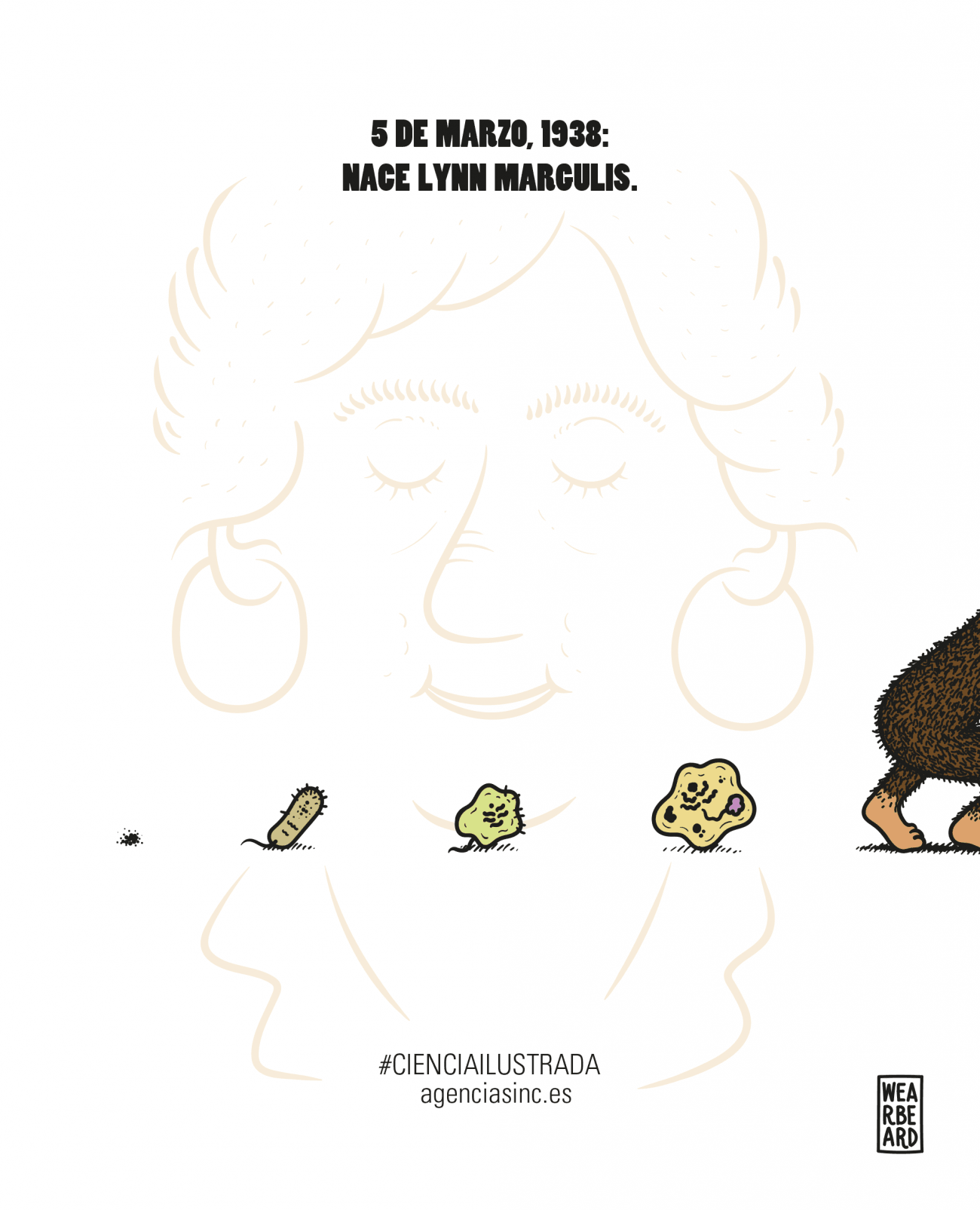 Ilustración de Lynn Margulis