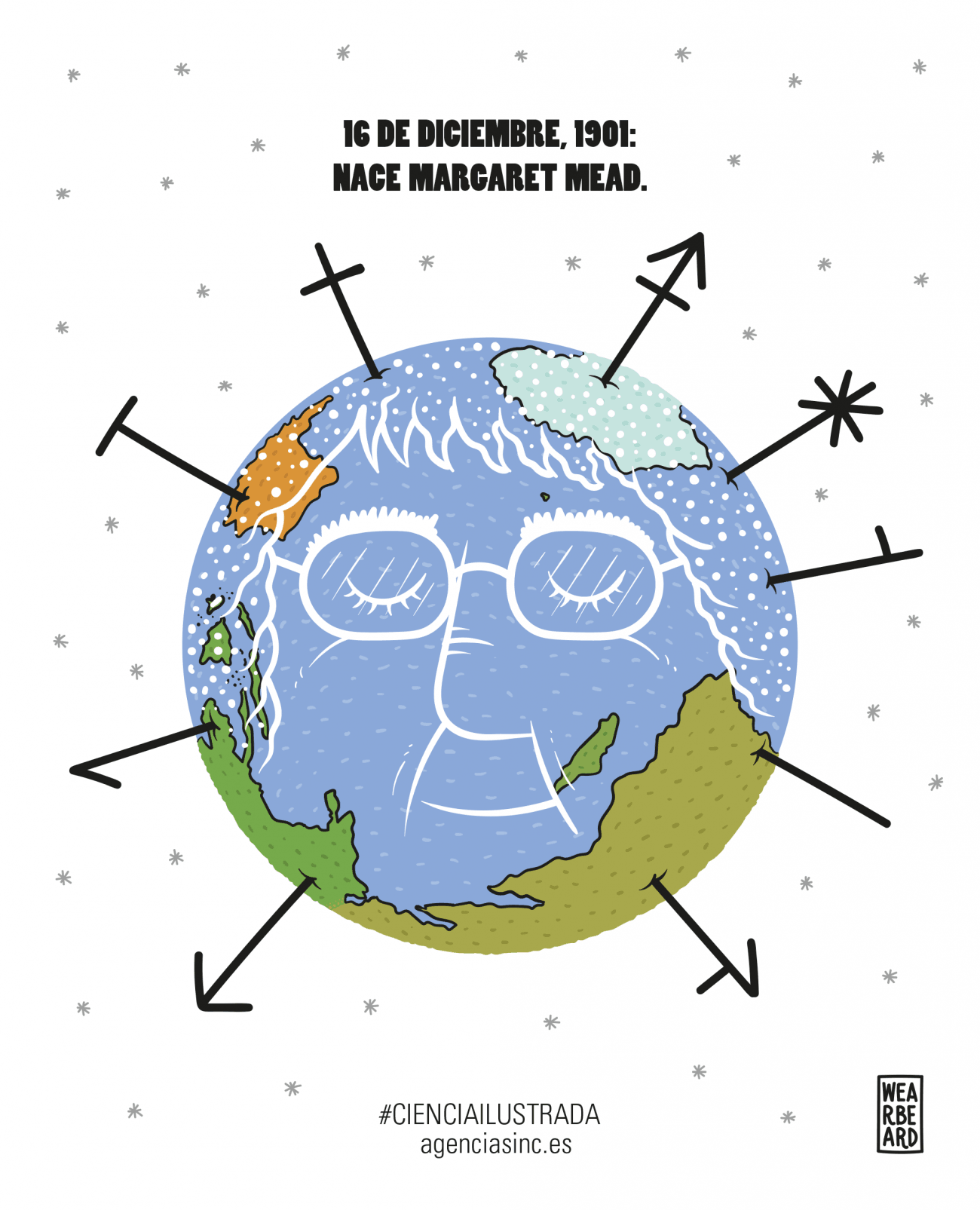 La antropóloga y escritora estadounidense Margaret Mead